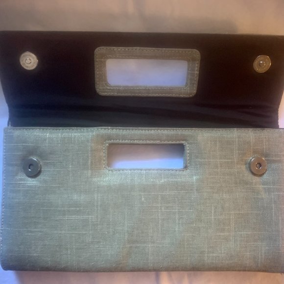 GAP Clutch Purse w/Snaps "Burnt Gold" Medium - Picture 3 of 5